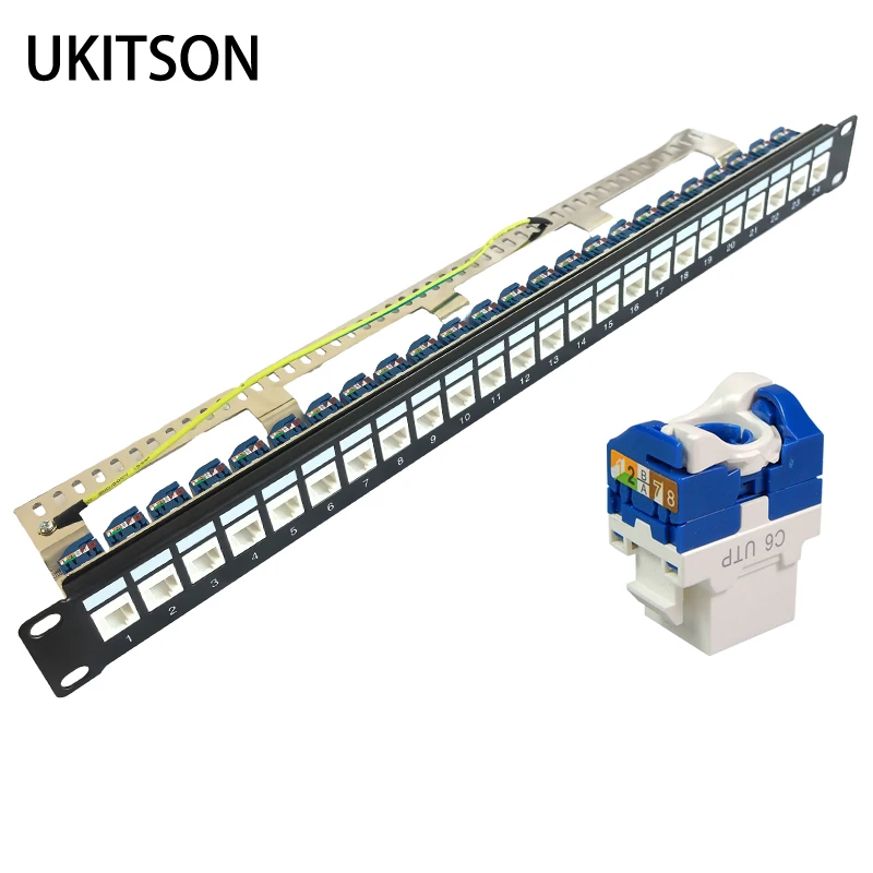 24-Port Toolless Patch Panel